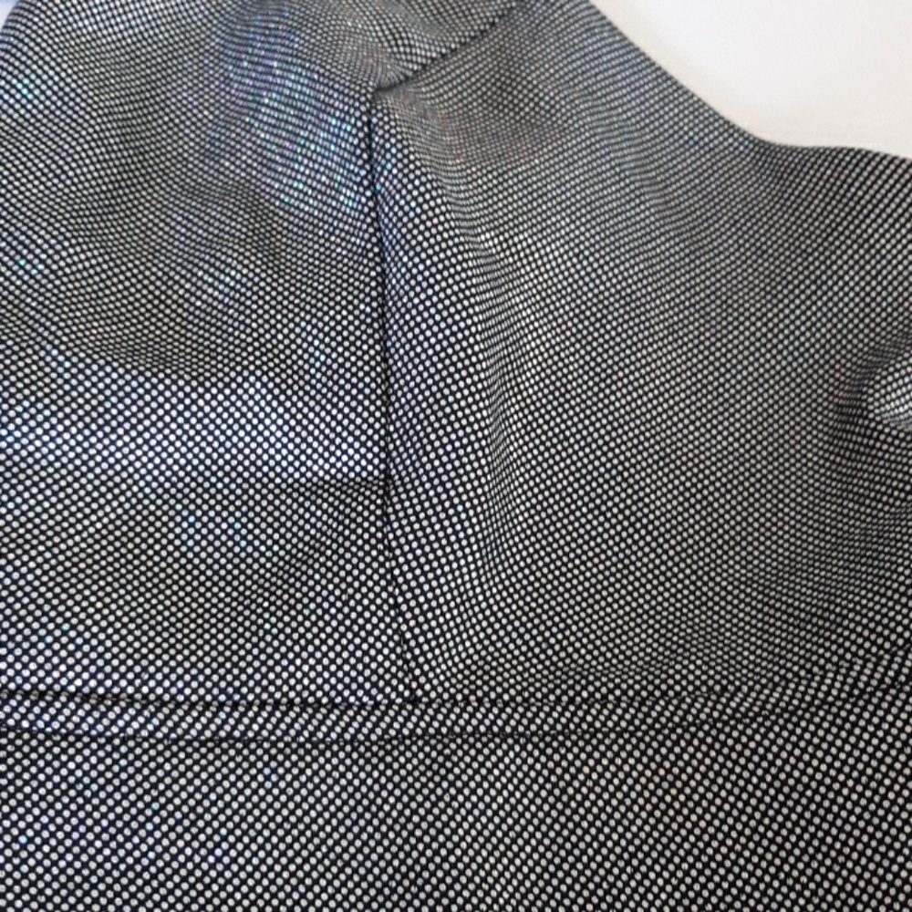 NWT Women's Size 10 Metallic Peplum Halter Top - Picture 6 of 10